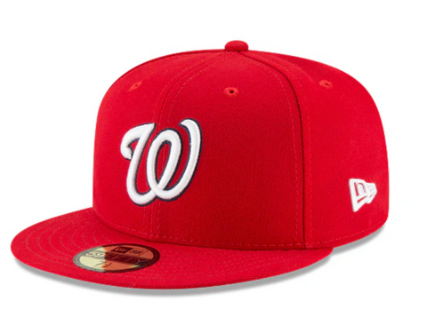 NEW ERA WASHINGTON NATIONALS RED 59FIFTY FITTED HAT (1908446696)