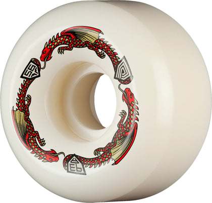 Powell Peralta Dragons 93A - V6 Symmetrical Shape - Medium Ride Patch - 56mm x 36mm 93A V6 Skateboard Wheels 4pk