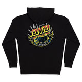 SANTA CRUZ KENDALL WOLF DOT ZIP HOODED SWEATSHIRT (44252606)