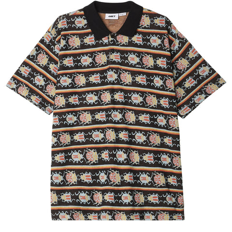 OBEY BUGS JACQUARD POLO SHIRT (131090072)