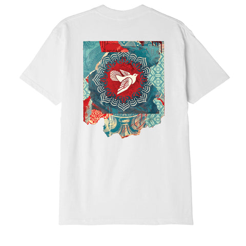 OBEY PEACE DOVE BLUE T-SHIRT (165263409)