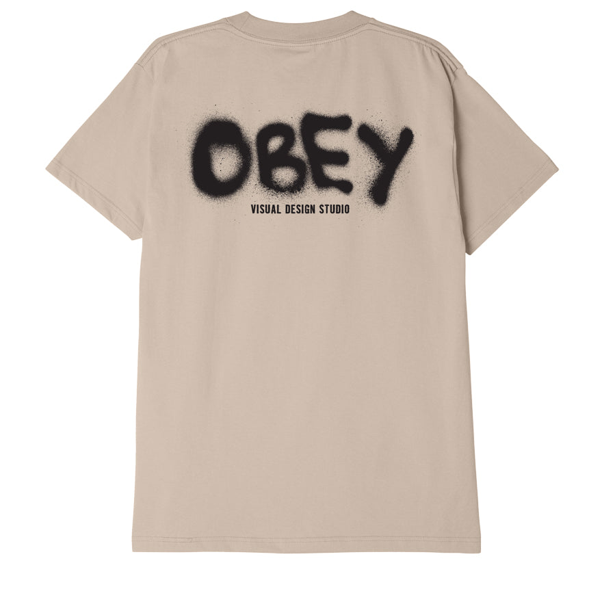 Tシャツ・カットソー OBEY SS25 \"BUILDING STRONG MINDS\" T-SHIRT (165264058 CREAM) Tシャツ・カットソー OBEY SS25 