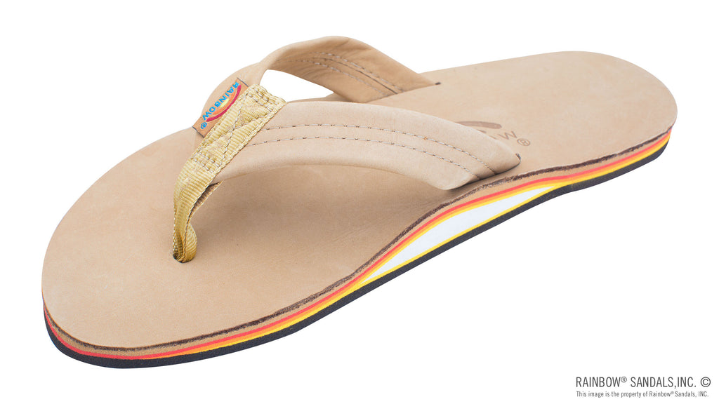 Rainbow Sandals Men's Premier Leather Single Layer