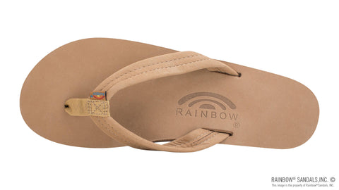 Rainbow Premier Leather Double Layer w/Arch 3/4" Medium Leather Strap Women's Sandals (302ALTSM) XXL