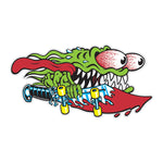 SANTA CRUZ SLASHER CLEAR MYLAR STICKER (88281594)