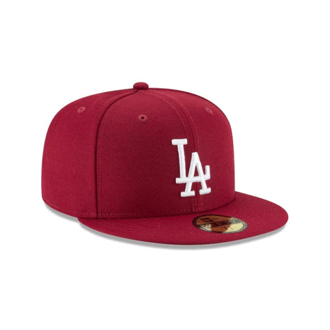 NEW ERA 5950 CARDINAL LOS ANGELES DODGERS HAT (11591148)