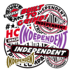 INDEPENDENT TRUCKS ASSORTED STICKER PACK (88281468)