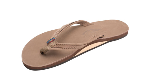 Rainbow The Madison Single Layer Arch Support With A Braid On A 1/2" Narrow Rolled Strap Womens Sandal's
