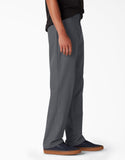 DICKIES Skateboarding Slim Straight Pants, Charcoal Gray (WPSK94CH)