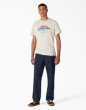 DICKIES Skateboarding Slim Straight Pants, Dark Navy (WPSK94DN)