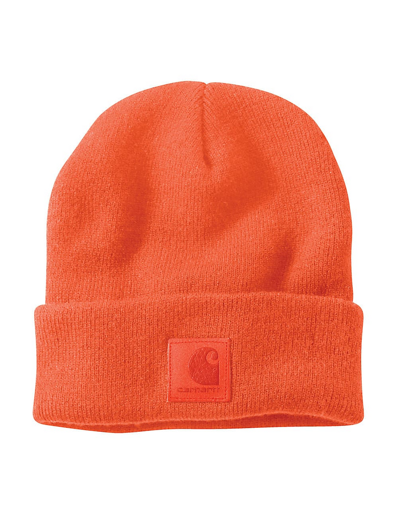 Orange online carhartt beanie