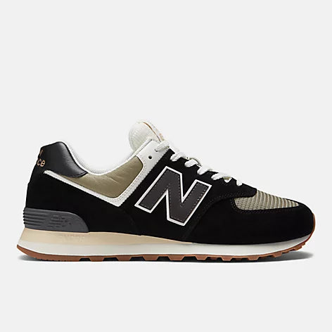 New balance 574 gold online and black